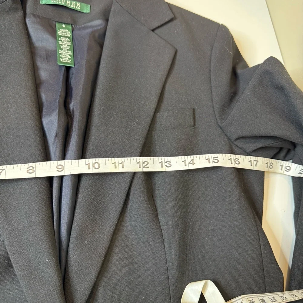 Lauren Ralph Lauren Made in USA Vintage Classic Ribbed Blazer - Picture 8 of 8